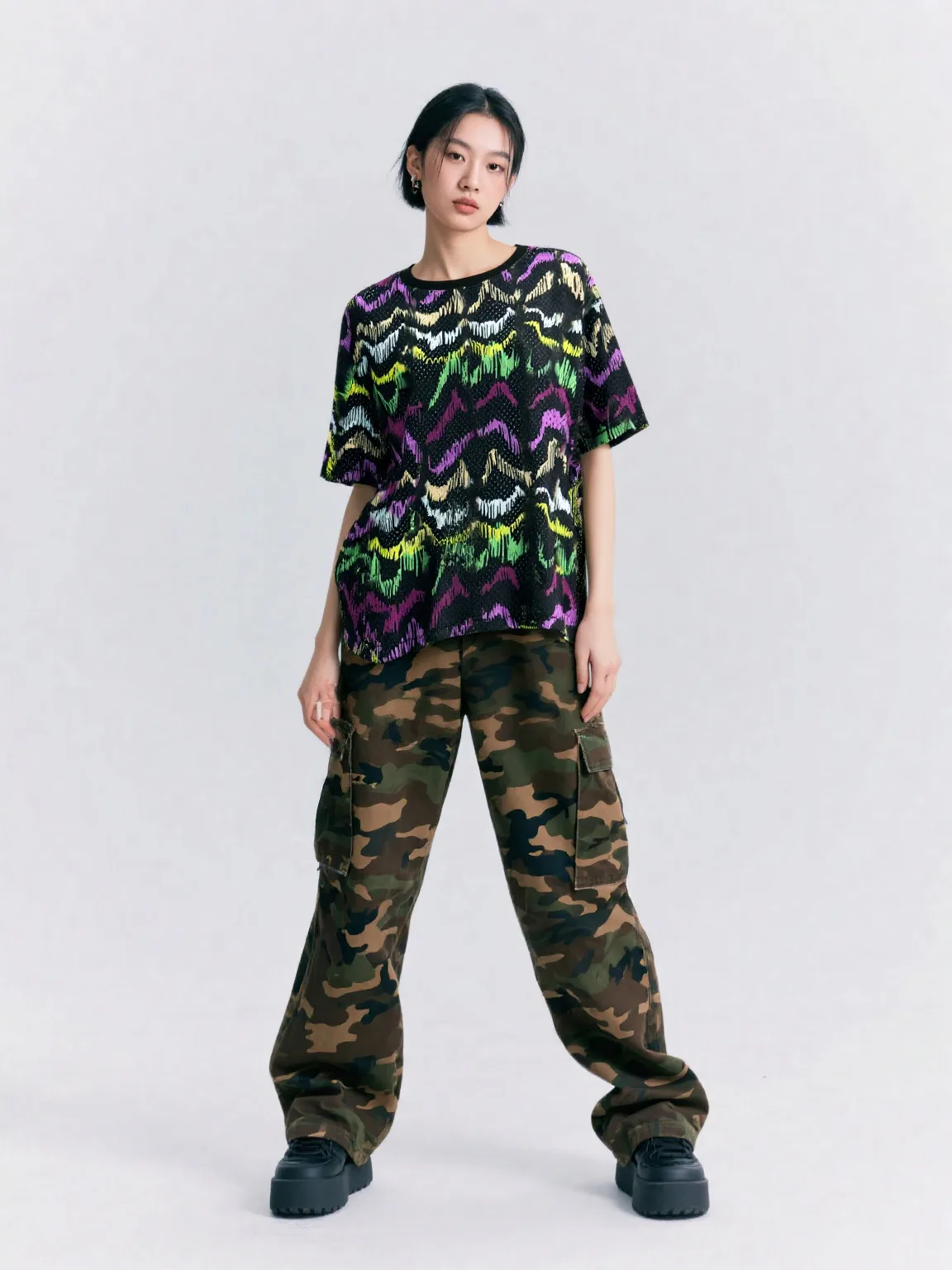 New arrival women t shirts top tee short sleeve men running net mesh top clothes 0457