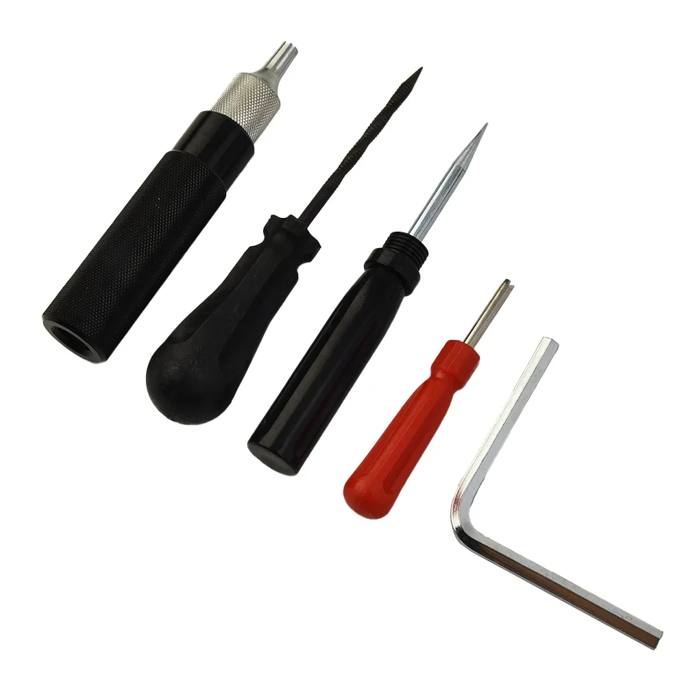 1Set Car Tire Repair Tool Motorcycles Vacuum Tyre Maintenance Parts Puncture Mushroom Plug Probe Nozzle Portable Accessories