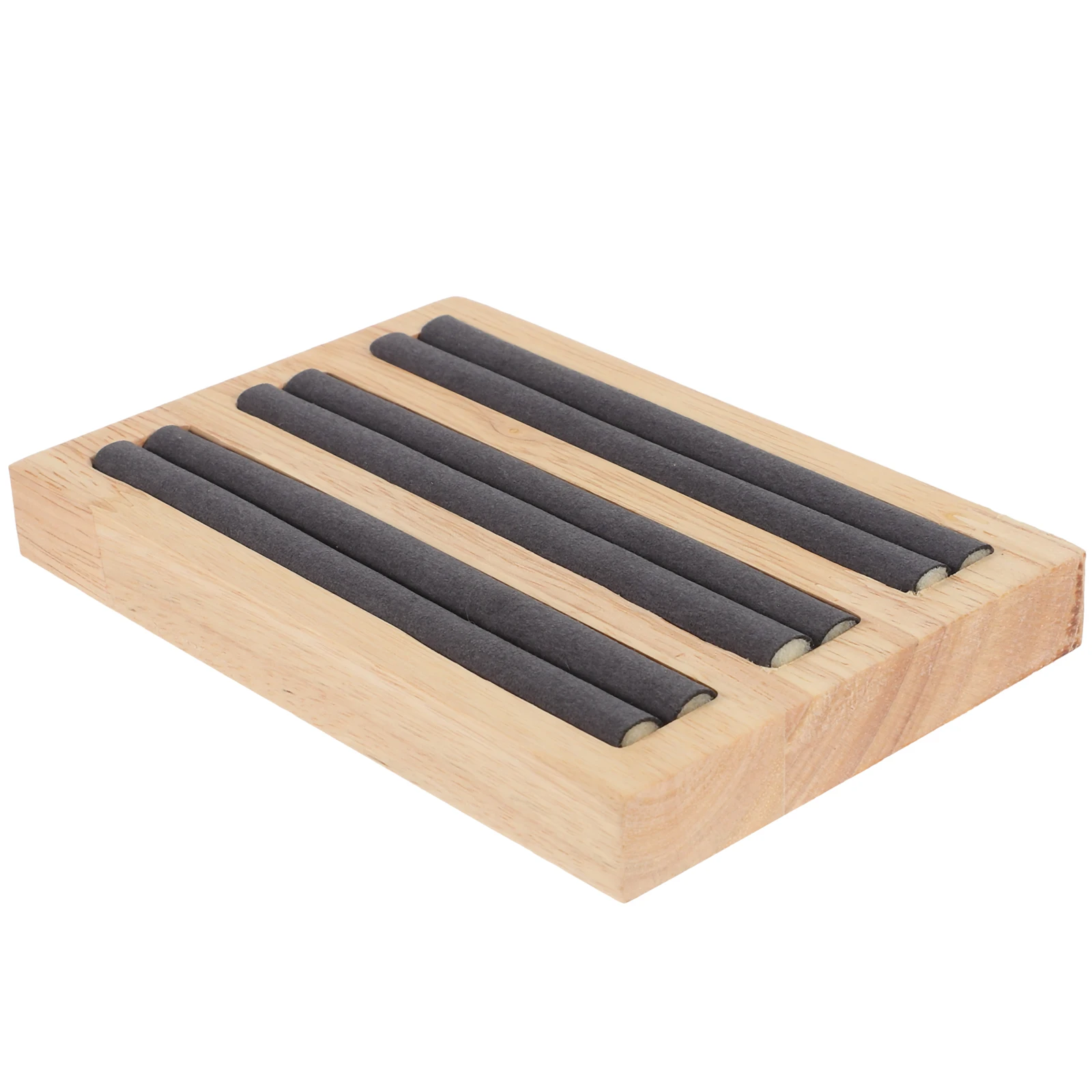 

Wooden Rings Display Rack Jewelry ganizer Storage Tray Modern Ring Holder St Dust Free Secure Premium Material Long Use