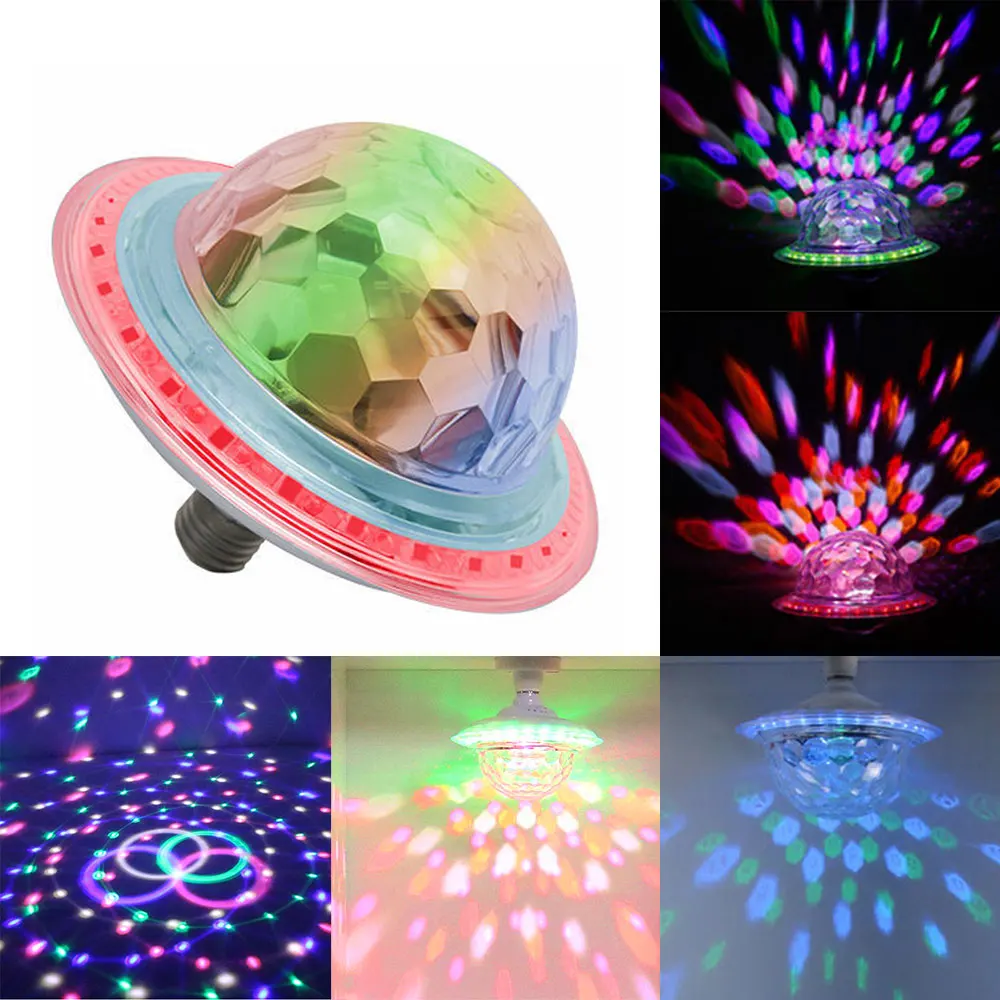 1x Dj Light Disco Led Bluetooth Music Flying Saucer Magic Ball Ktv Bar Ballroom Sound Control Pop Pop Field Artifact Music Light