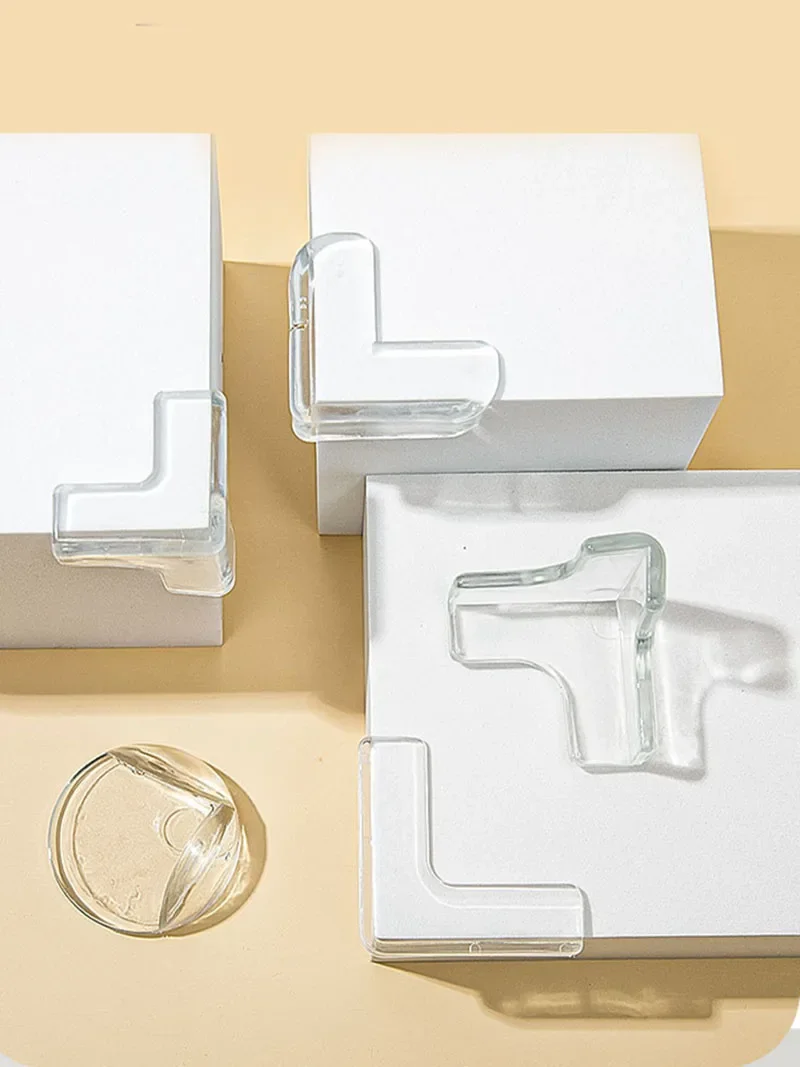 4/10 stücke Baby Sicherheit Ecke Silikon Schutz Tisch Weiche Transparente Kinder Anti Kollision Ecke Kantenschutz Wachen – Detail 2