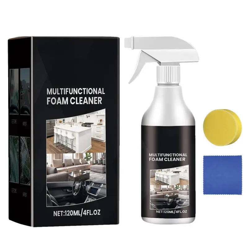 

Automotive Glass Cleaner 120ml Car Cleaning Supplies Windshield Cleaner Car Cleaning Supplies Streak-Free Effective Car Wash Kit