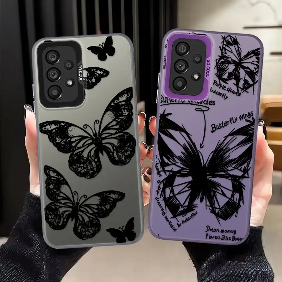 

Задний чехол для телефона Samsung Galaxy A21s A23 A15 A16 A17 A20s A11 A12 A36 A26 A31 A24 A25 A35 A13 A14 A32 A34 Butterfly