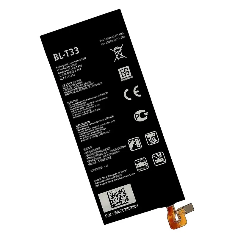 BL-T33 Battery For LG Q6 LM-X525HA G6mini M700A M700AN M700DSK Phone Battery 3000mAh BL T33 BLT33