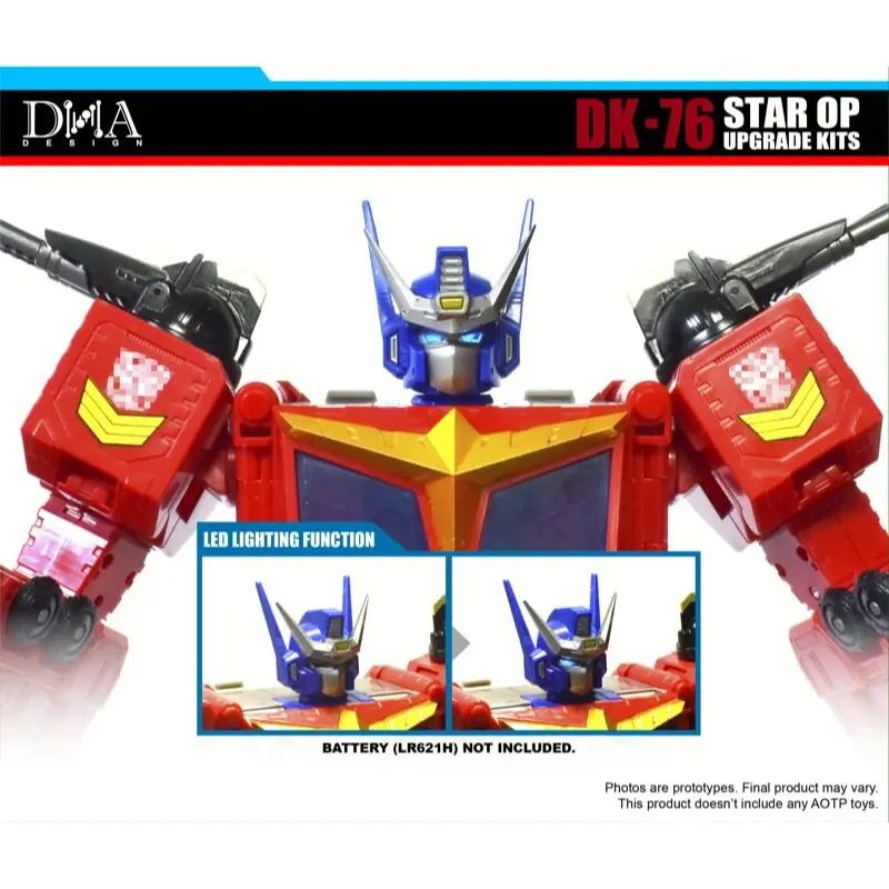 DNA DK-76 Upgrade Kit for Age of the Primes Star Convoy & Hot Rod, Comes With Exclusive Special Bonus view 3