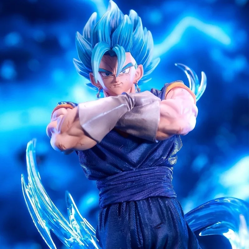 Dragon ball anime figura 33cm vegetto figura de ação estática estatueta modelo estátua boneca coleção decoração brinquedo presente do miúdo