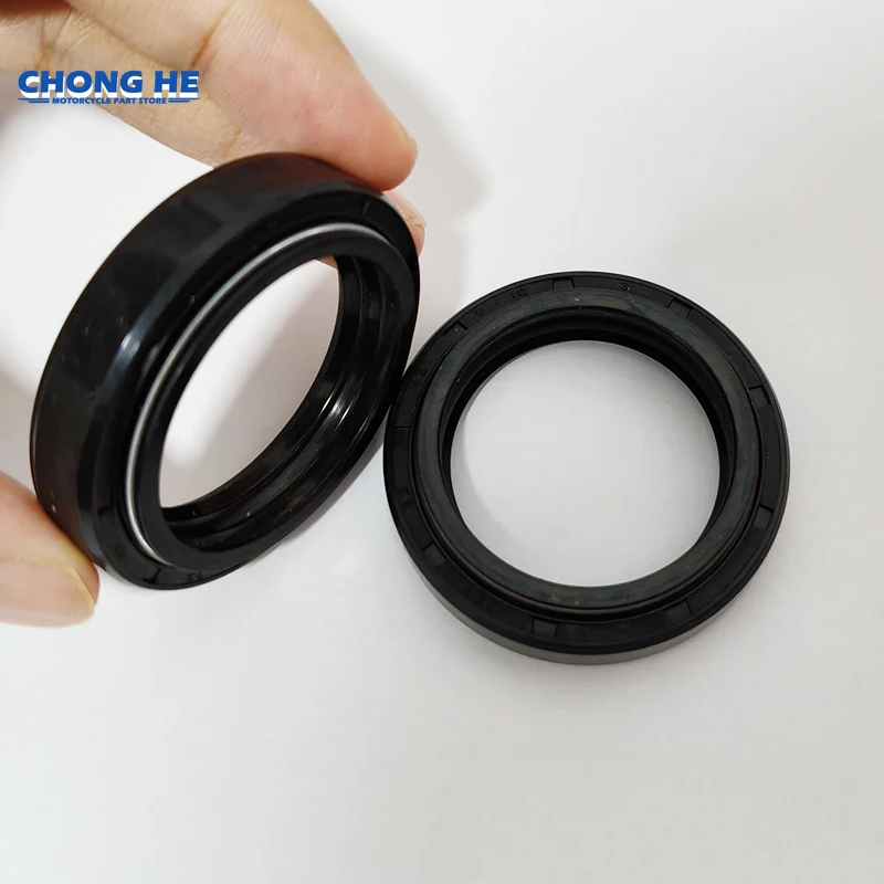 33-45-8/10mm Fork Oil Seal 33x45 Dust Seal XV250 Route 66 V-Star 250 Virago 250 XV250 88-15 TW200 YZ80 For SUZUKI TS185 80-2015