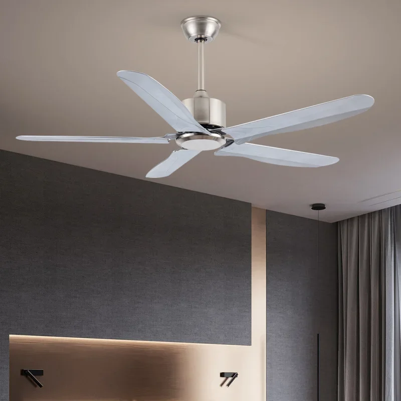 Simple ceiling fan light Home dining room fan light Modern simple living room silent large wind No