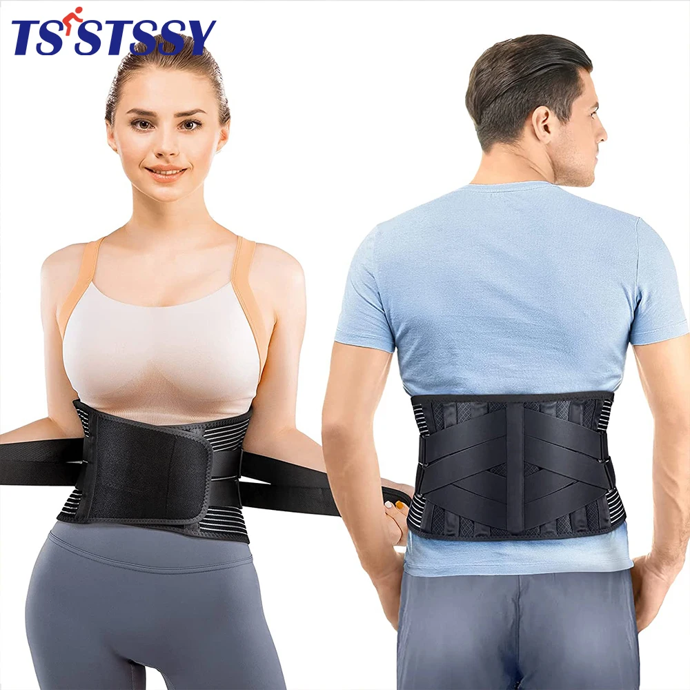 Back Lumbar Support Belt Waist Orthopedic Brace Men Women Anti-skid Orthopedic Lumbar Support Breathable Waist Support Belt