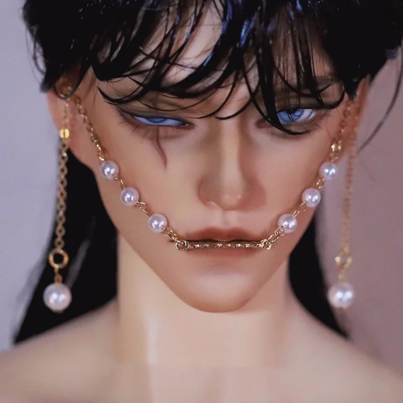 ملحقات دمية bjd مناسبة لـ 1/4 1/3 id75 مقاس كوس كماشة الفم المثيرة شفاه الفم وسدادات العض كملحقات الدعامة #4