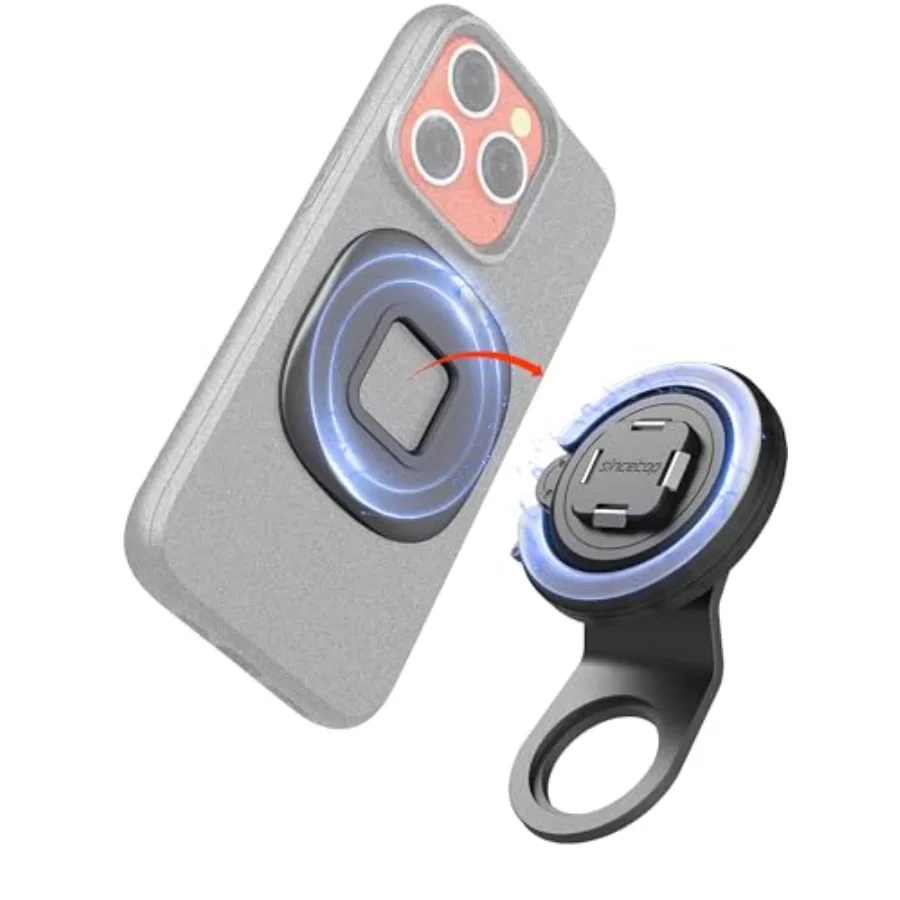 

Bike Stem Magnetic Phone Mount Series Q [Quad] - Mountain Bicycle Stem Phone Holder for MTB Ebike Road Electric Cycling - Quick