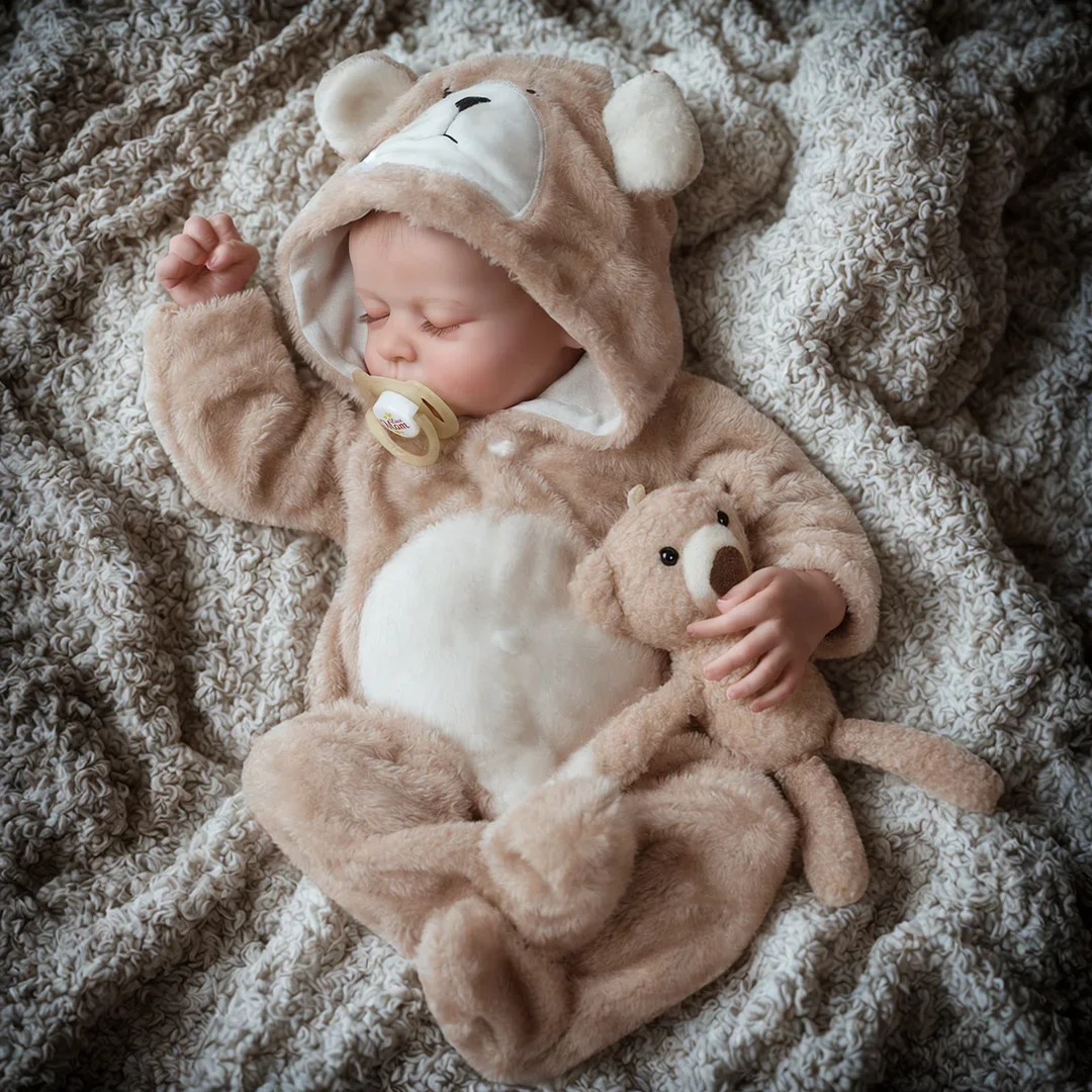 Sleeping Reborn Baby Dolls Noah 20 Inch Infant Boy Reborn Dolls US Warehouse Fast Delivery