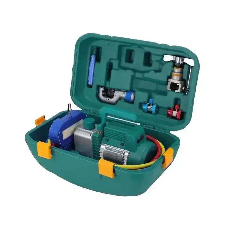 Hot SalesHot Selling And Durable 110V One Stage RS-1 R410A Pressure Gauge Vacuum Pump Refrigerant Tool