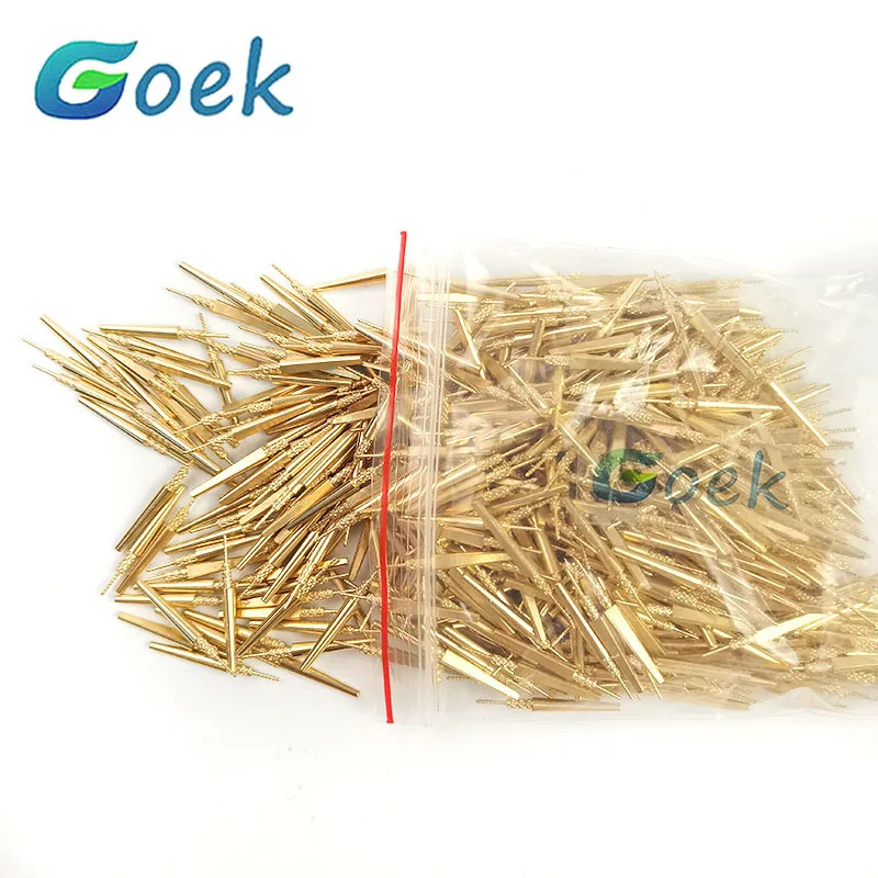 Dental Implant Nail Pure Copper With Spike 250/500/1000pcs Threaded Posterior Teeth Root Lab Materials 2.2/3/4mm Dentistry Tool