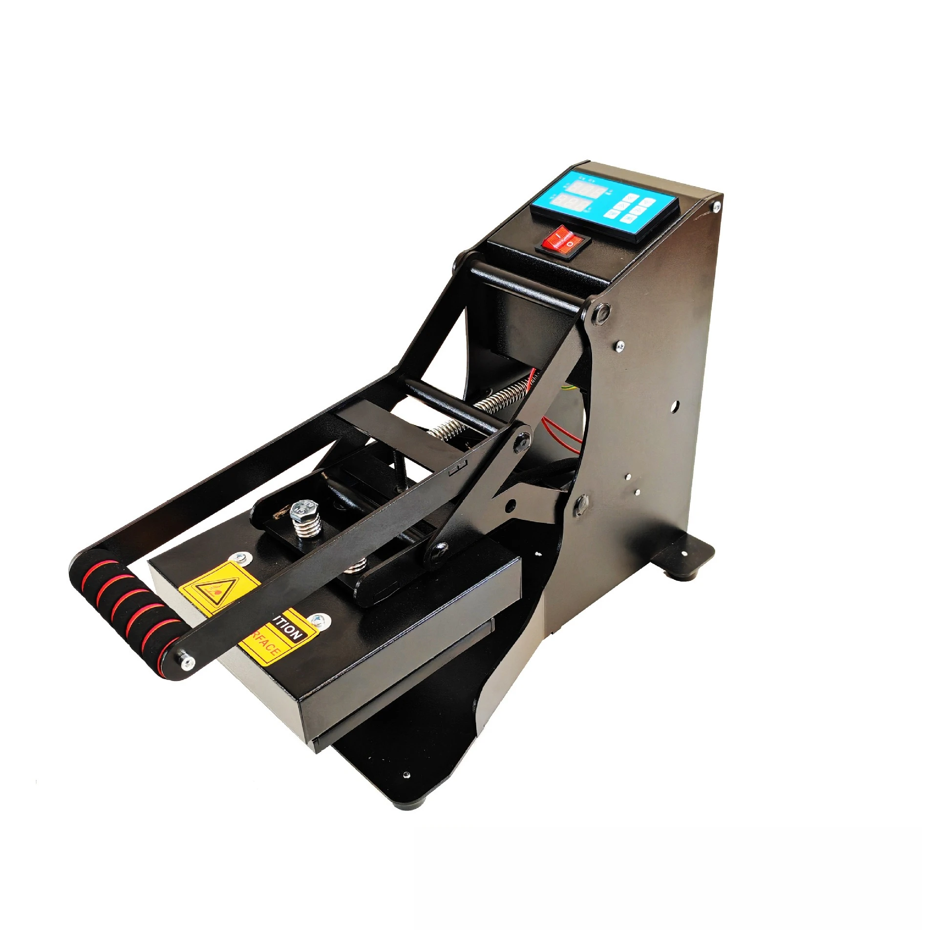 

Manual small ironing machine Heat transfer machine Clothing printing LOGO marking T-shirt stamping
