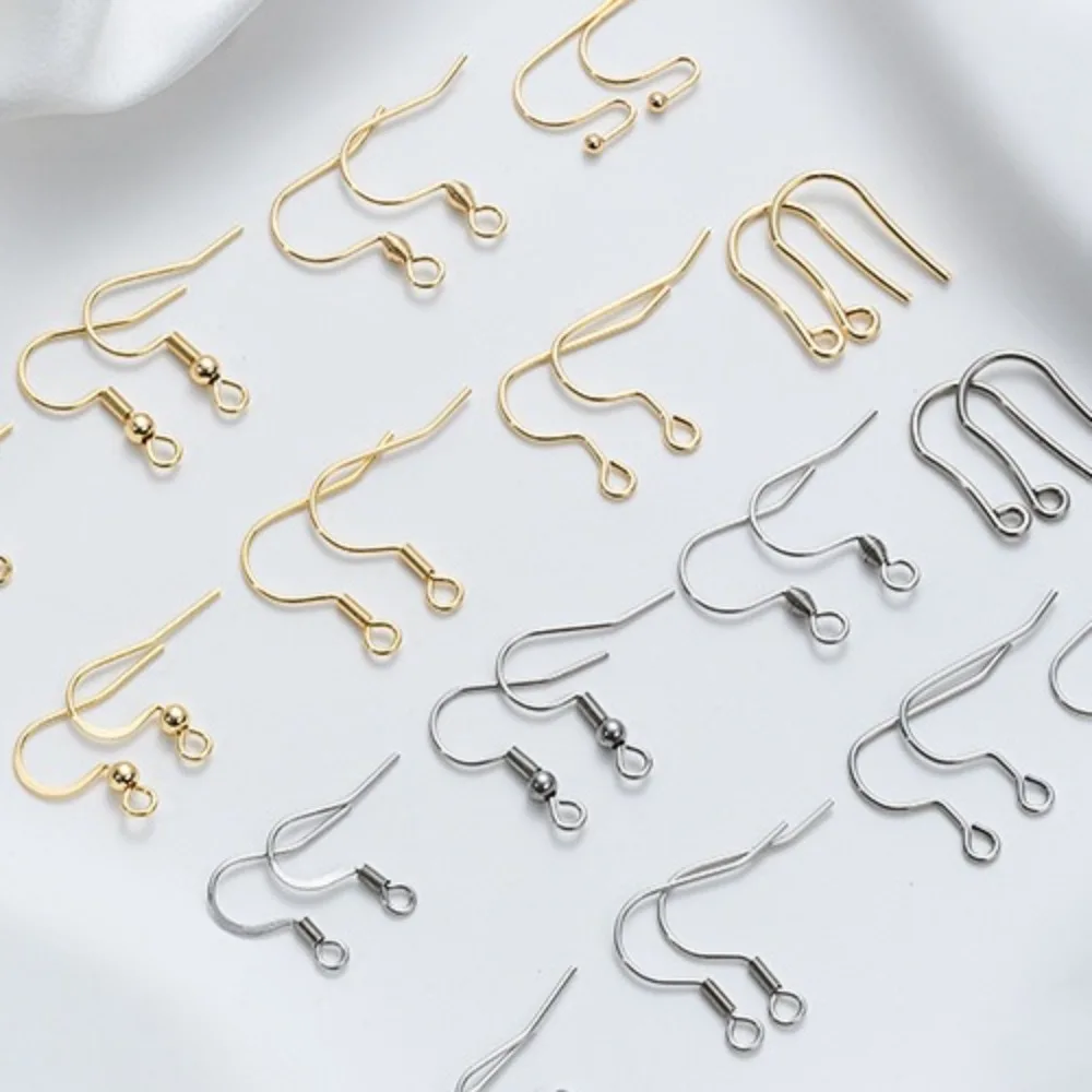

Titanium Steel Ear Hook Accessories Stainless Steel Simple Classic Ear Hook Handmade DIY Earrings Handmade Earrings Material