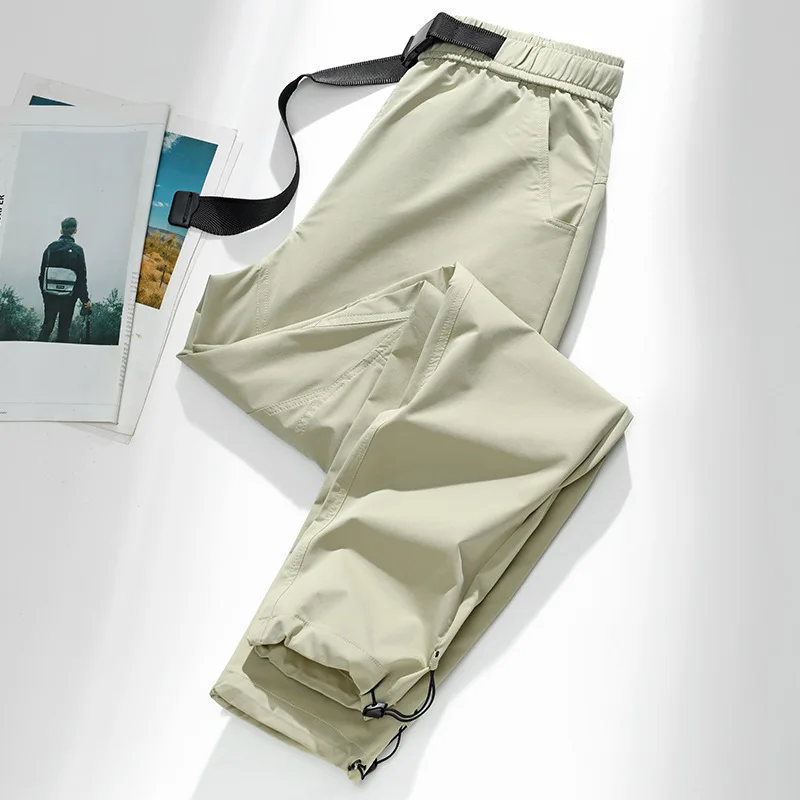 

Весенне-летние свободные широкие брюки-карго — спортивные брюки унисекс длиной до пола, ветрозащитные, водонепроницаемые и износостойкие.