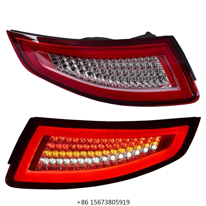 

Задний фонарь в сборе для 911 с модифицированными светодиодными указателями поворота, прозрачный, 2005-2008 гг.