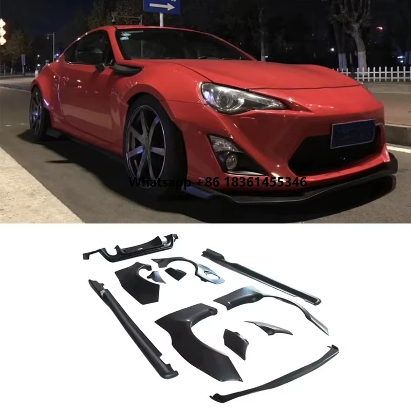 

for GT86 2013-2015 OEM Wide Body Kit Front Lip Diffuser Side Skirts
