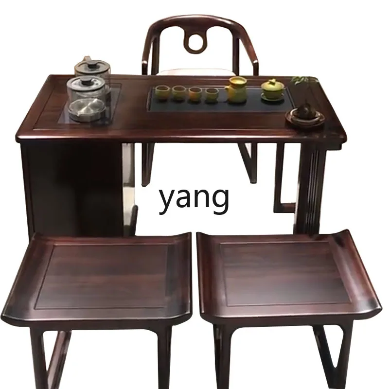 

LTT New Chinese Ebony Tea Table Combination Zen Simple Kung Fu Tea Table