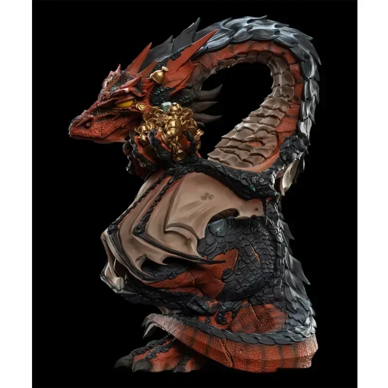 

Original WETA Q Version MINI EPICS Smaug Anime Figure Vinyl Handmade Art Statue Collector's Edition High-end Decoration