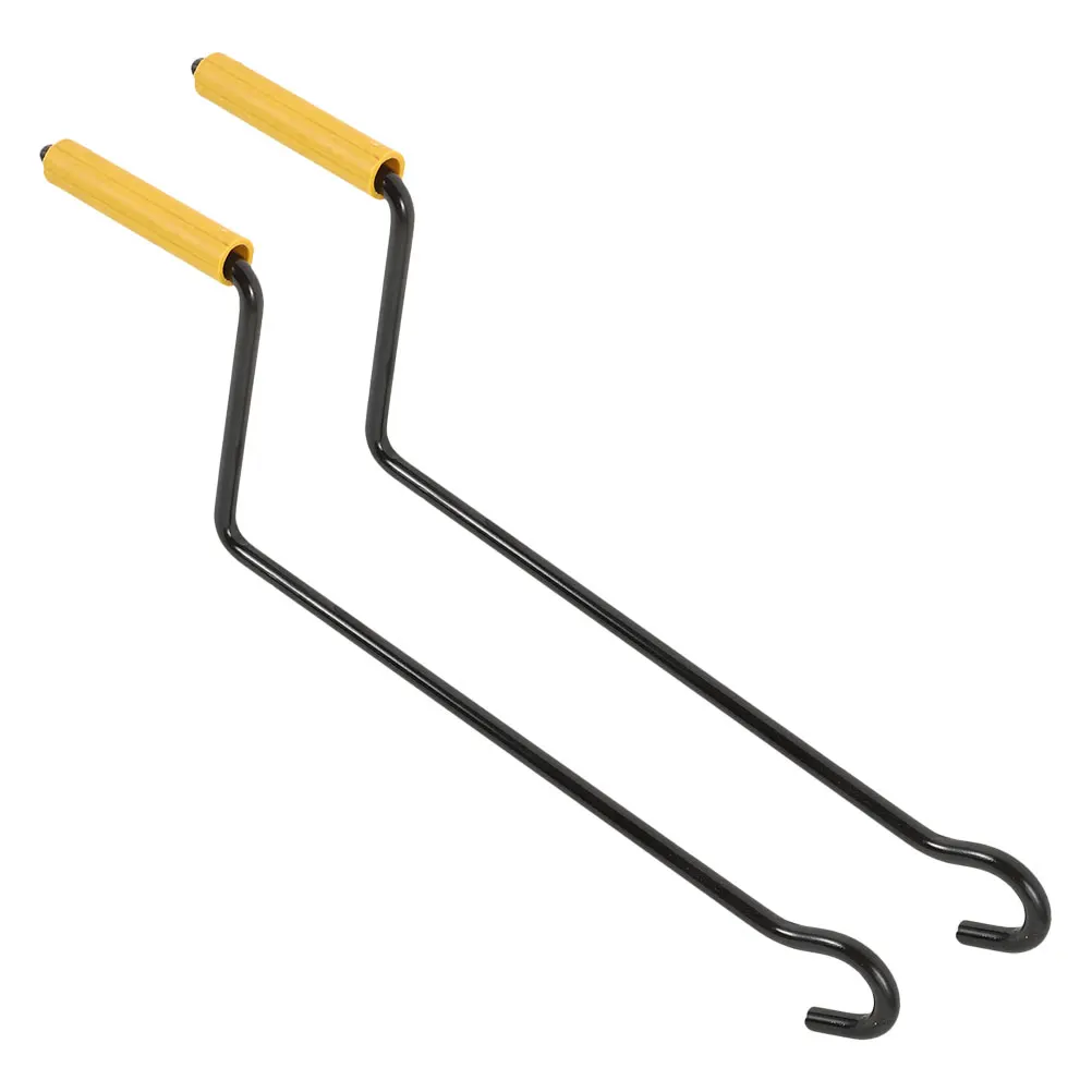 

2pcs Hand Lifting Jack Handle Durable Steel Ergonomic Tire Tools Car Accessories Portable Storage Versatile Compatibility