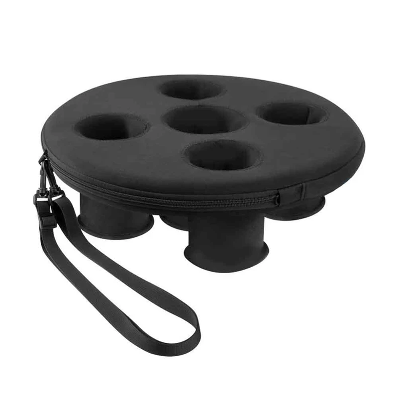 HOT SALE Floating Pool Cup Holder Pool Drink Float With 5 Holes Floating Tray For Pool Parties Beach Spa Hot Tub Floating Tool