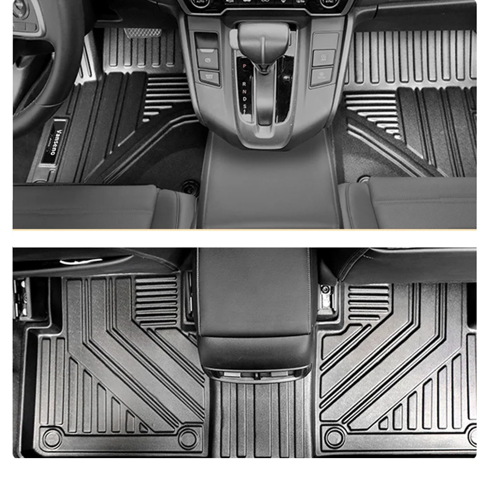 Fit TPE Floor Mats & Trunk Liner Set For 11th Gen FE Sedan 2022-2025 Waterproof All-Weather Interior Liners