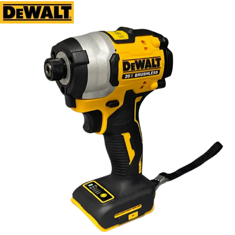 DEWALT-taladro inalámbrico con Motor sin escobillas, destornillador recargable, taladro de impacto eléctrico, herramientas eléctricas, DCF 850, 20V,