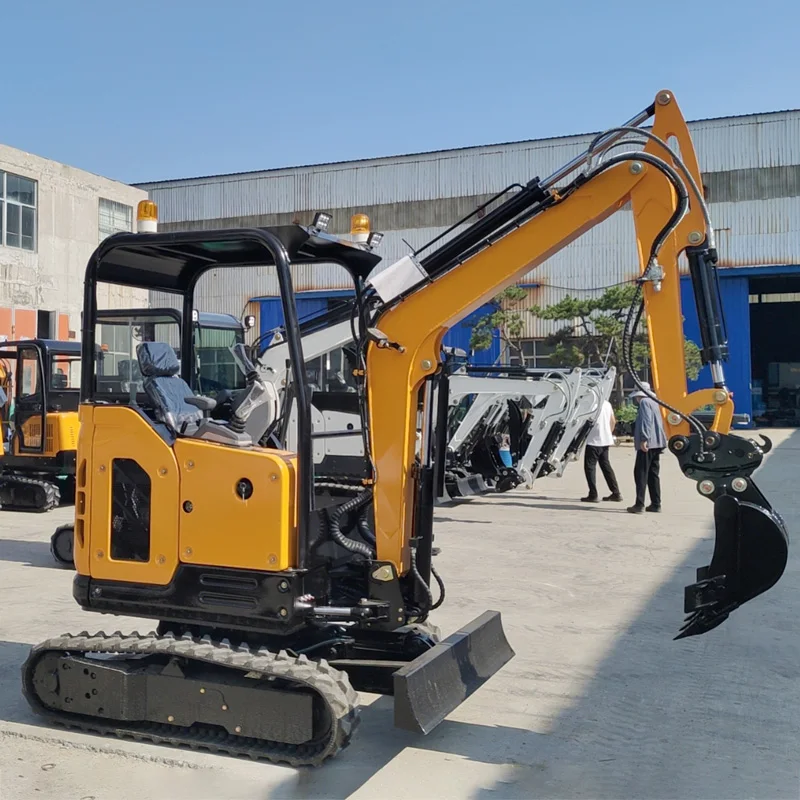 

China Manufacturer Mini Excavator Euro 5 CE EPA Farm 2.5 Ton Strong Power Diesel Micro Bagger Garden Crawler Small Digger