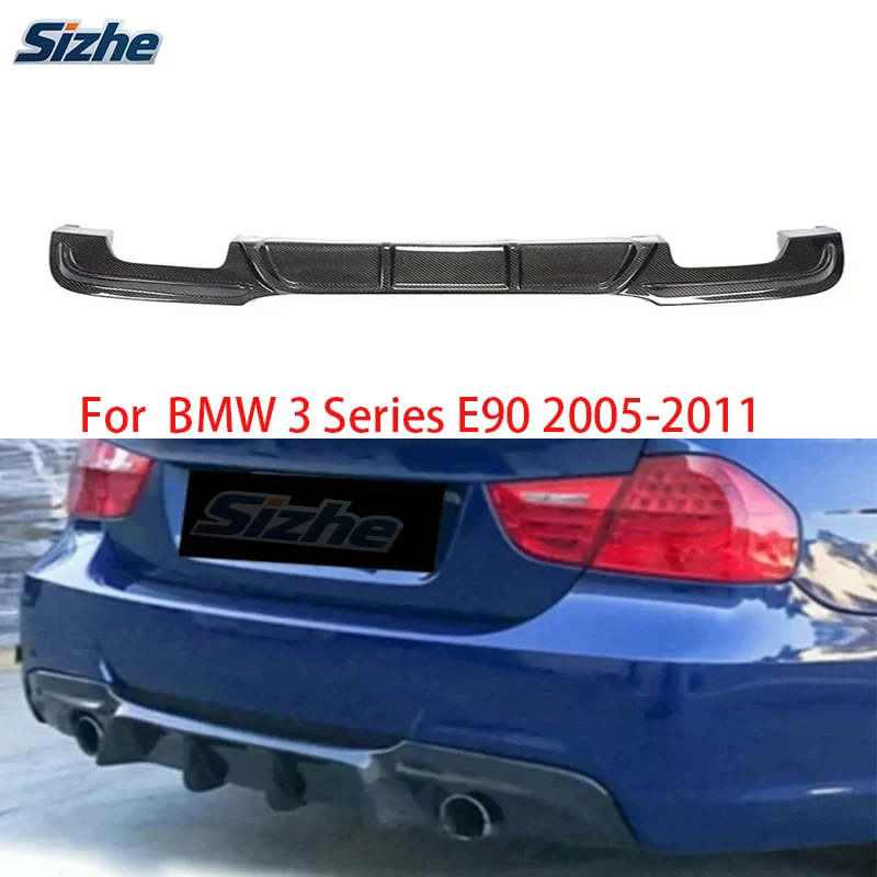 

For 2005-2011 BMW 3 Series E90 Carbon Fiber Rear Bumper Diffuser Spoiler Car Accessories