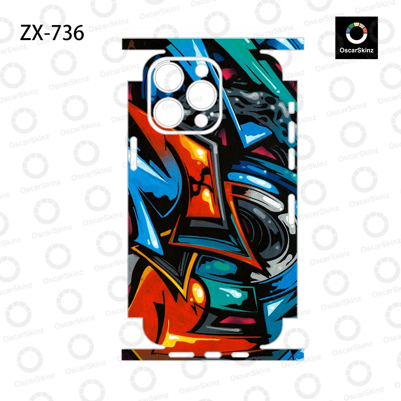 Ochrona OscarSkinZ na iPhone 17 16 Pro Max, naklejka, folia na tył 15 14 Plus, folia ochronna na tył 13 12 Mini, naklejka ochronna, ramka boczna, ochraniacz tyłu — zdjęcie produktu 3