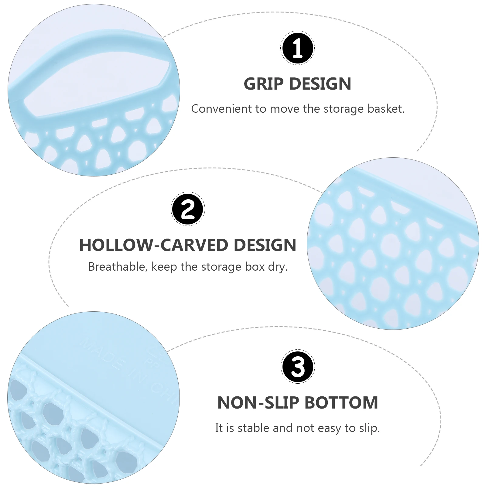 

5 PCS Storage Basket Desktop Sorting Box Plastic Resin Home Accessory Container Holder Sundries