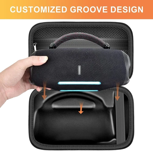 Imagen 2 del producto ZOPRORE Estuche rígido para bolsa de almacenamiento con caja de viaje para Altavoz Bluetooth JBL Charge 6, estuche impermeable con correa ajustable para el hombro