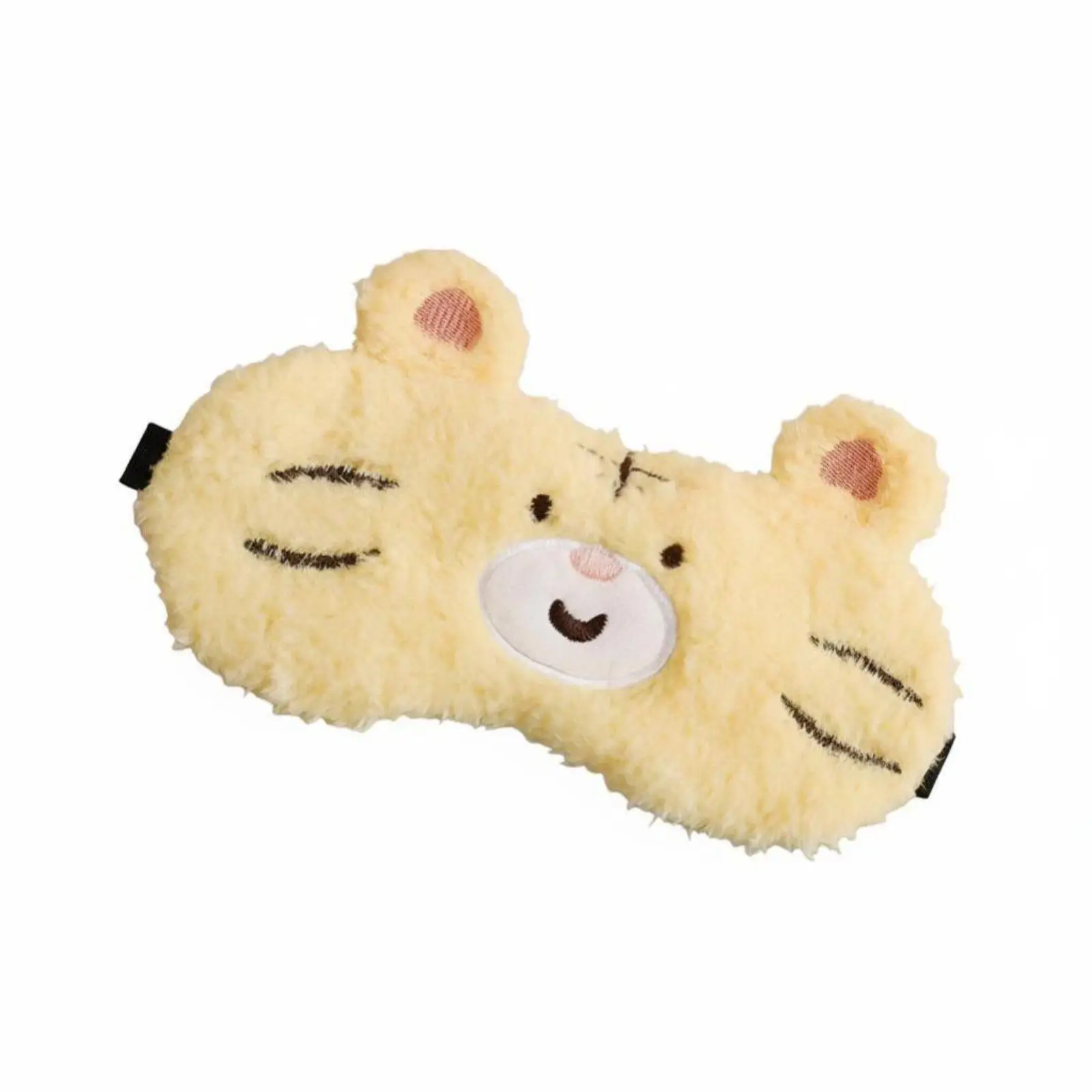 Plush Eye Mask for Sleeping Cold Gel Compress Cute Animal Design for Home Nap Travel Vision