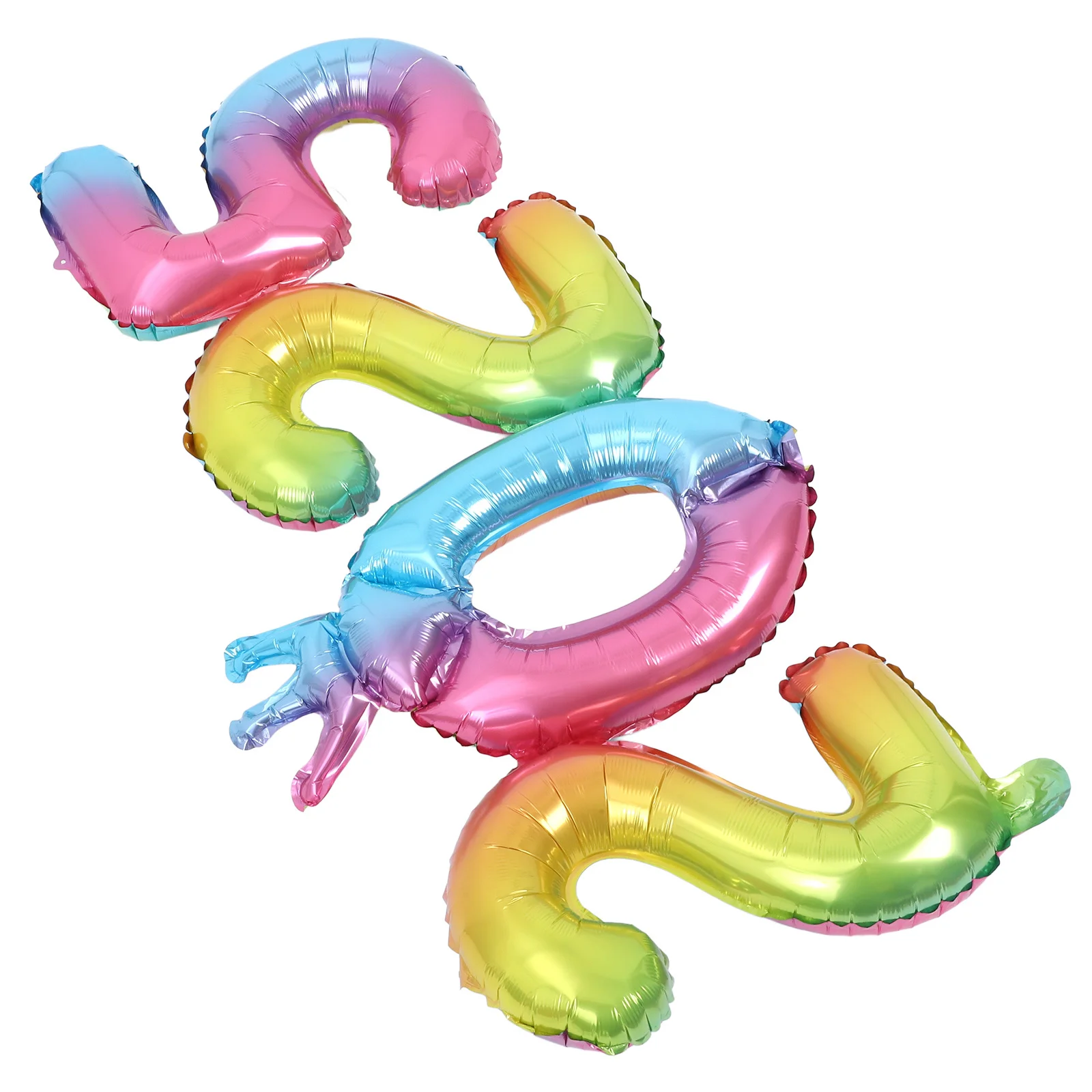 

2025 Number Balloons Happy New Year Decorations Party Supplies Glossy Metallic Balloons for Home Happy New Year Decor