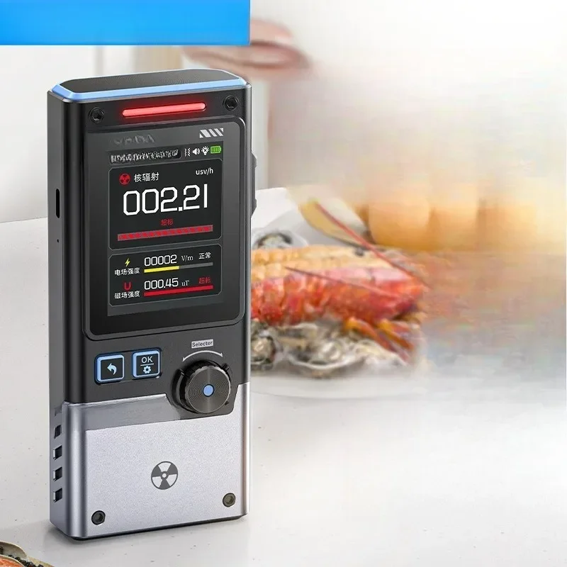 Electromagnetic nuclear radiation detector, personal dose alarm, Geiger counter