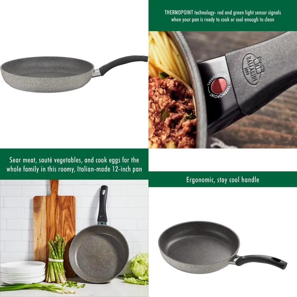 

Italian-Made HENCKELS 12" Nonstick Frying Pan: Durable and Easy Cleaning