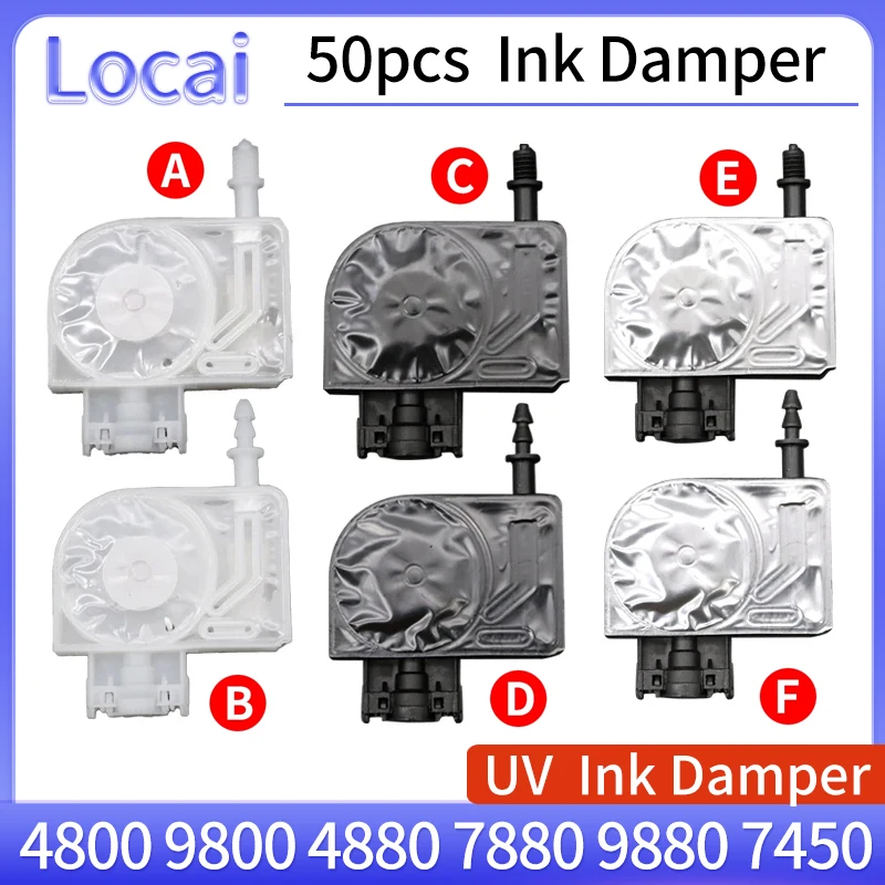 

50pcs Ink Damper For Epson DX5 DX7 XP600 TX800 4720 i3200 printhead 4800 9800 4880 7880 9880 7450 printer DTF ink dumper filter