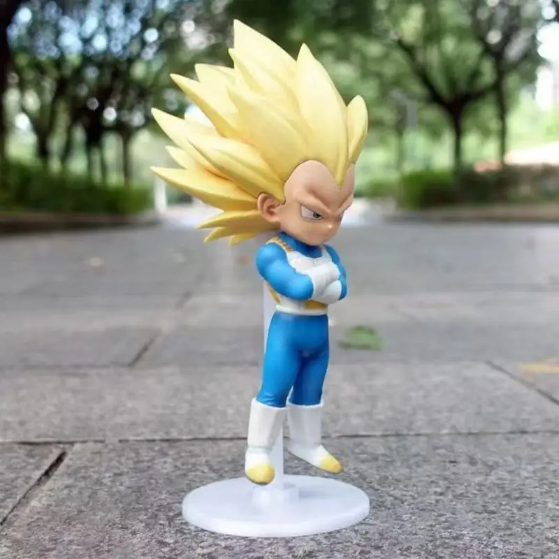 Q Versione Dragon Ball Ssj3 Vegeta Figura 21 cm/ 8.27 pollici Super Saiyan 3 Goku Action Figures Collezione Modello Giocattoli Regali