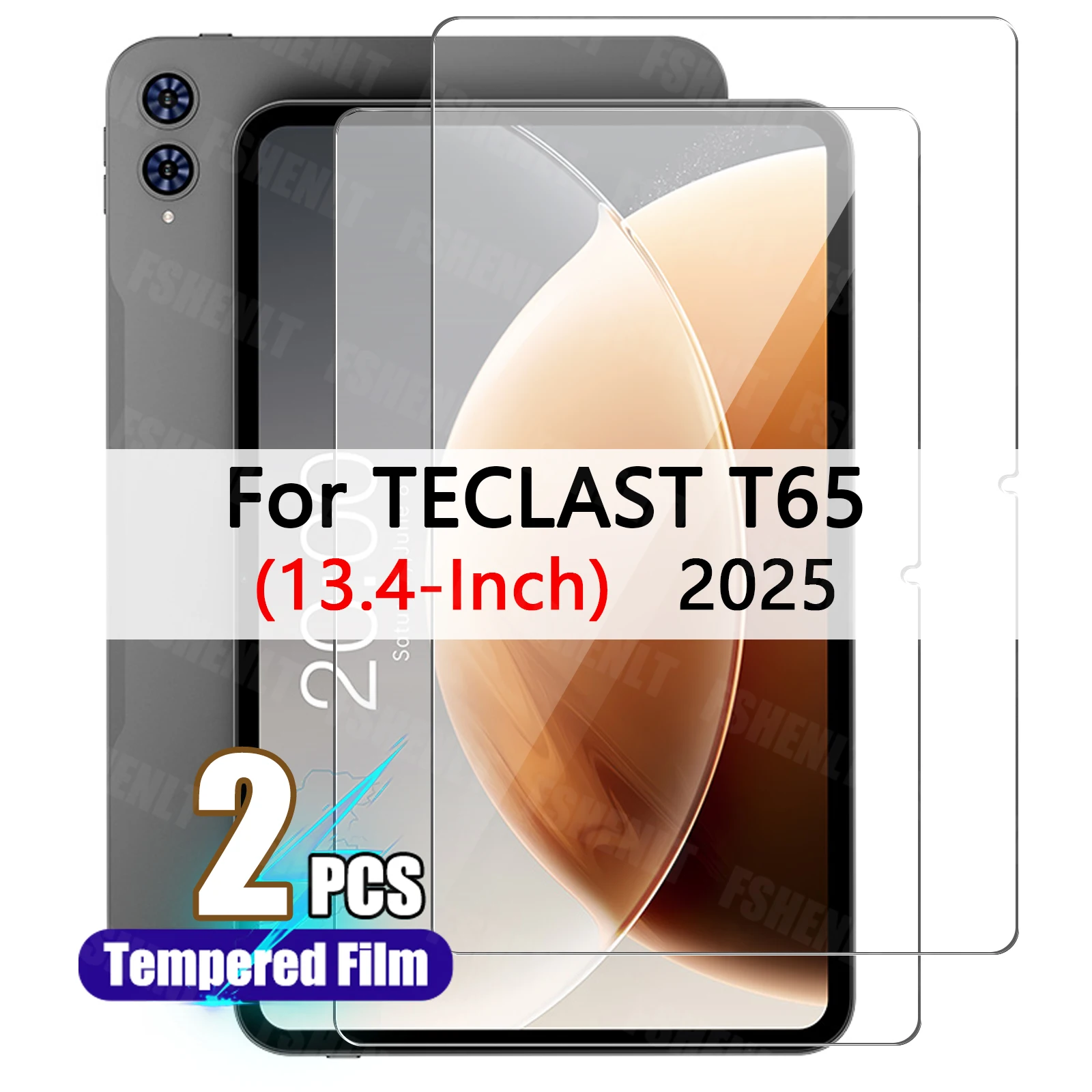 

Защитная пленка для экрана TECLAST T65 (13,4 дюйма) 2025 HD Clear 9H без пузырьков, защитное закаленное стекло для планшета Teclast T65