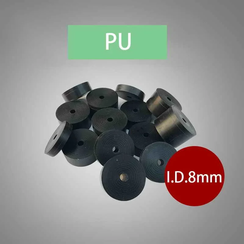 10pcs/lot I.D.8mm hollow PU RUBBER SPRING blotter polyurethane Elastic rubber round Elastic washer