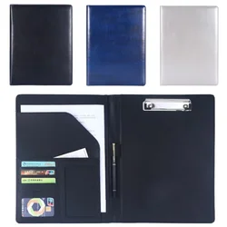 1Pc  A4 PU Leather Business Organizer Case Vintage Binder  Manager Document Pads Office File Folder