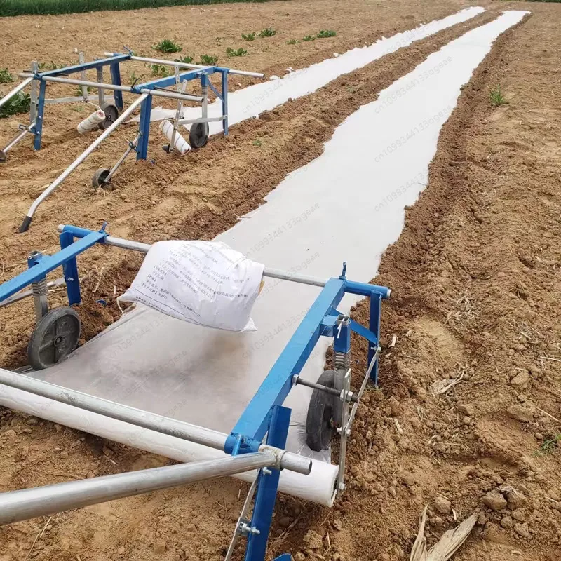 60CM-150CM Mulching Machine Film Laying Adjustable Width Micro-tiller Agricultural Machinery  Plastic Film Covering Machine