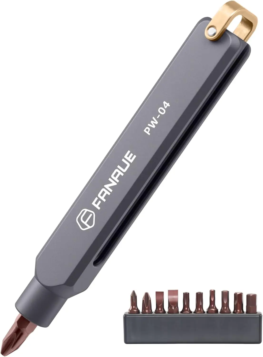 

Magnetic Screwdriver Set, Portable EDC Tool with Side Storage for Electronics Repair & DIY