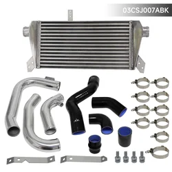 Bolt On Front Mount Intercooler Kit For Audi A4 B6 Quattro 1.8T Turbo 2002-2006 Black / Blue / Red