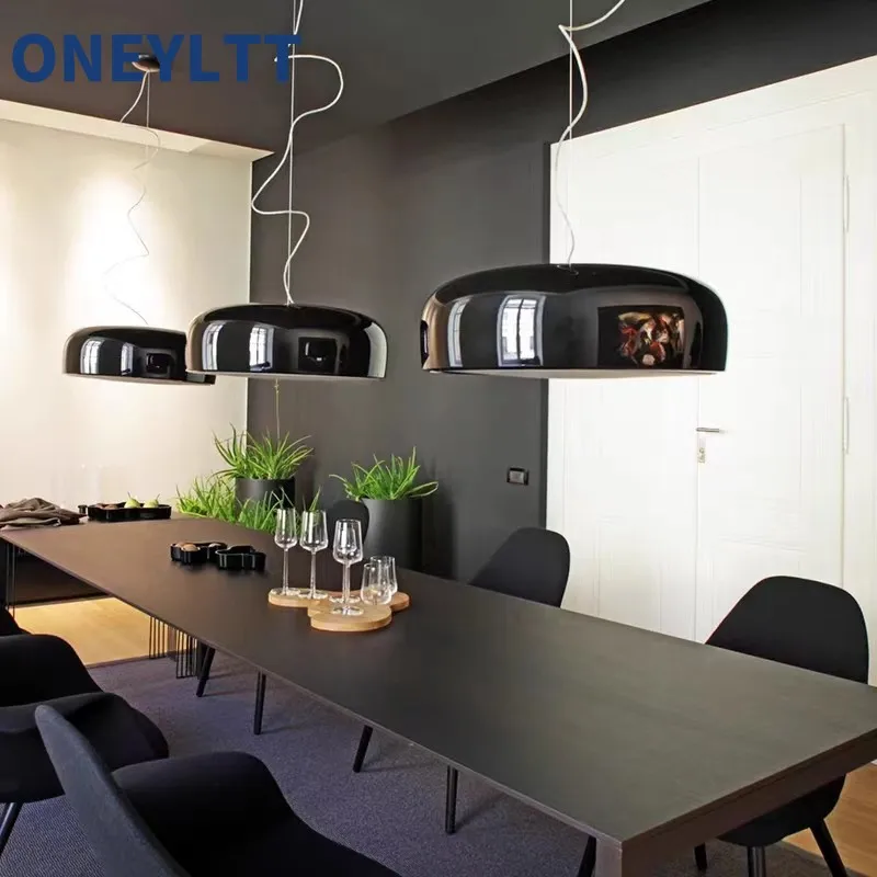 

60cm Designer restaurant light circular creative Italian art study coffee shop dining table bar simple modern pendant light