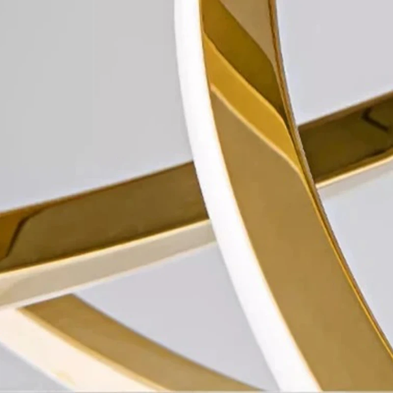 Modern Home Decor Minimalism Circular Chandelier for Living Room Restaurant Board Pendant Lamp Interior Lighting Hanging Fixture