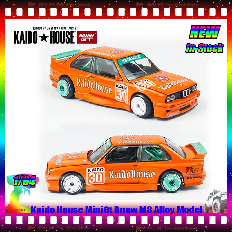 

Новый Kaido House Minigt 1:64 Bnnw M3, имитация сплава, литая под давлением модель автомобиля, коллекционные игрушки, подарки, украшение для индивидуальной коллекции