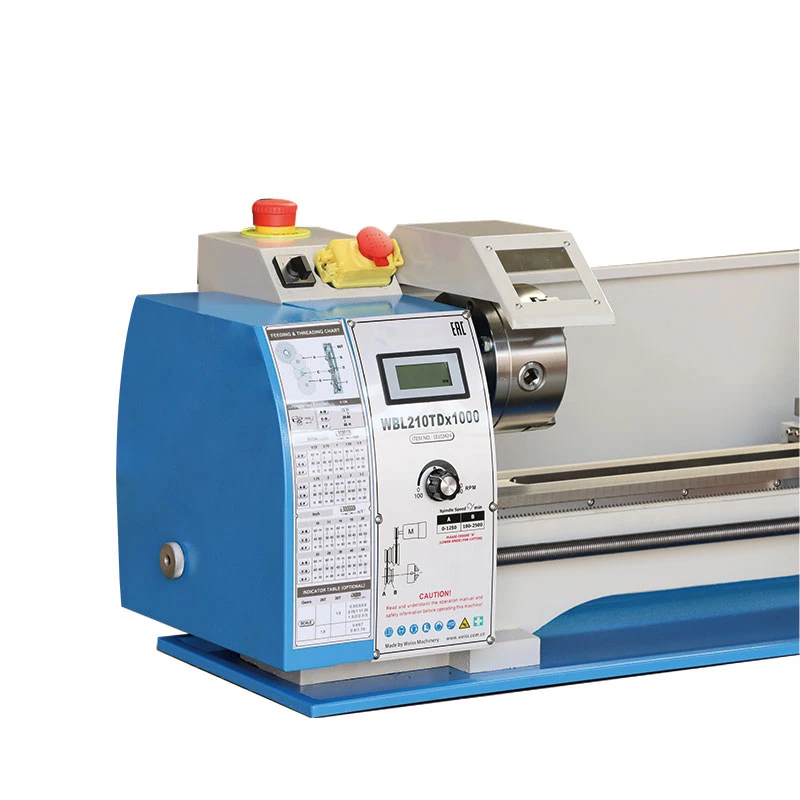 

New WBL210TD Heavy Duty Lathe Machine Horizontal Turning Lathe Metal Manual Single Chuck Lathe